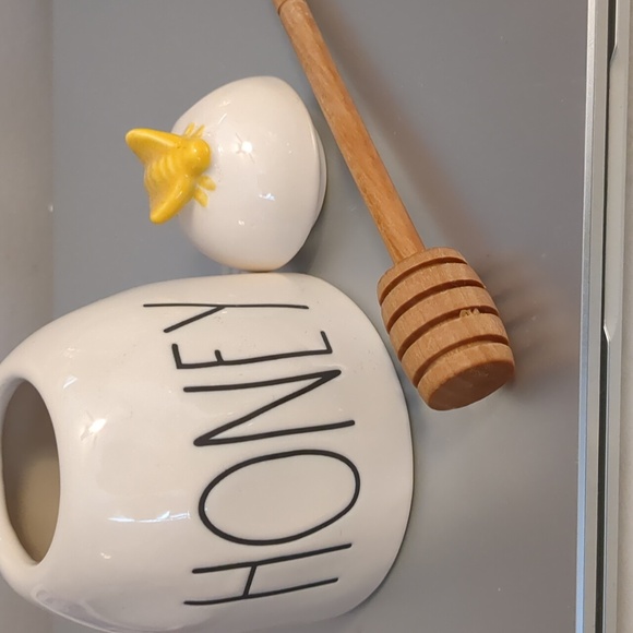 RAE DUNN HONEY BEE DISH w/Spoon - Picture 4 of 4